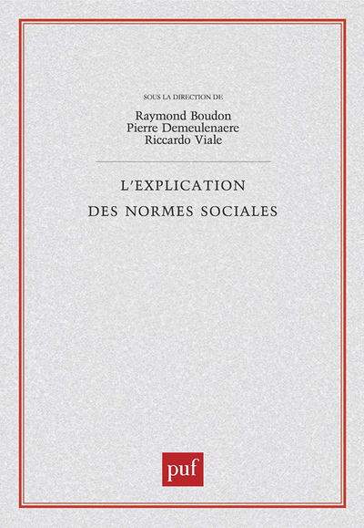 Picture of L'explication des normes sociales