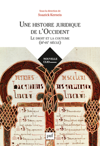 Picture of Une histoire juridique de l'Occident (IIIe-IXe siècle)