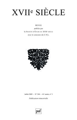Picture of XVIIe siècle 2009, n° 244