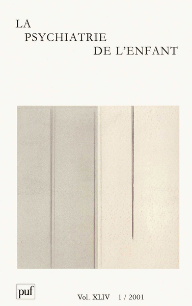 Picture of psychiatrie de l'enfant 2001, vol. 44 (1)