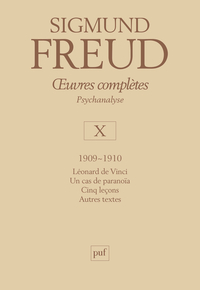 Image de oeuvres complètes - psychanalyse - vol. X : 1909-1910