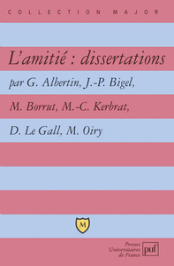Picture of L'amitié : dissertations