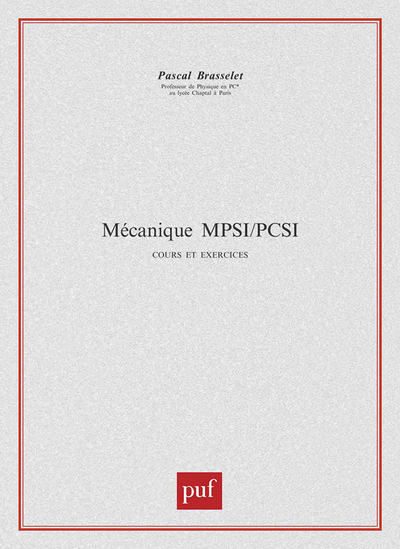 Picture of Mécanique MPSI-PCSI