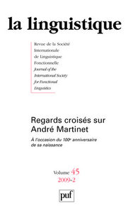 Picture of linguistique 2009, vol. 45 (2)