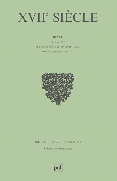 Image de XVIIe siècle 2007, n° 236