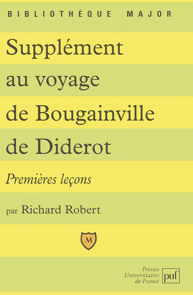 Picture of « Supplément au voyage de Bougainville » de Diderot. Premières leçons