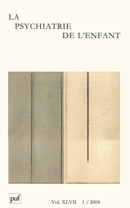 Picture of psychiatrie de l'enfant 2004, vol. 47 (1)