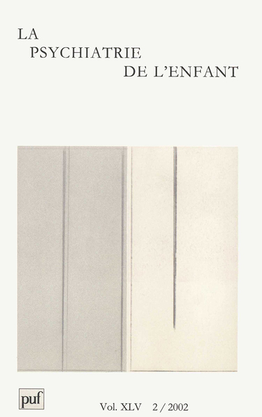 Picture of psychiatrie de l'enfant 2002, vol. 45 (2)