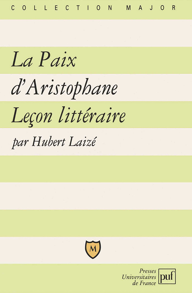 Image de La Paix d'Aristophane. Leçon littéraire