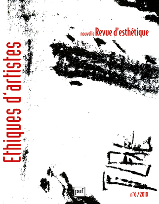 Picture of Nouvelle revue d'esthétique 2010, n° 6