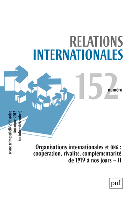 Picture of Relations internationales 2012, n° 152