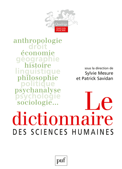 Picture of Le dictionnaire des sciences humaines