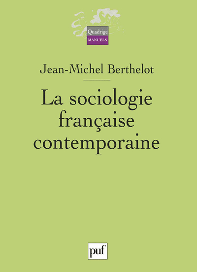 Image de La sociologie française contemporaine