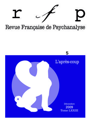 Image de RFP 2009, t. 73, n° 5 (Congrès)