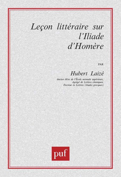 Image de Leçon littéraire sur l'« Iliade » d'Homère