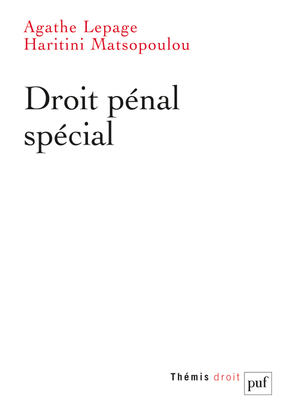 Picture of Droit pénal spécial