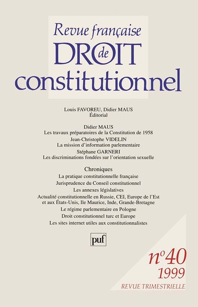 Image de RFDC 1999, n° 40