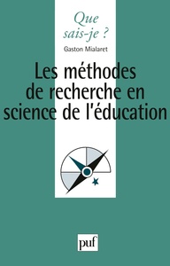 Image de Les méthodes de recherche en sciences de l'éducation
