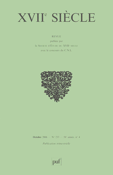 Picture of XVIIe siècle 2006, n° 233