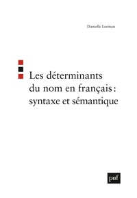Image de Les déterminants du nom en français : syntaxe et sémantique