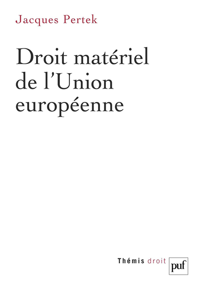 Picture of Droit matériel de l'Union européenne