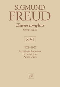 Image de oeuvres complètes - psychanalyse - vol. XVI : 1921-1923