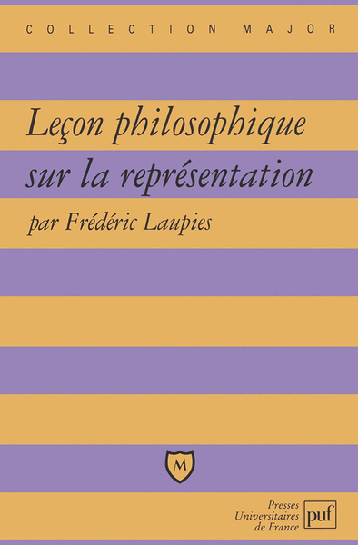 Picture of Leçon philosophique sur la représentation