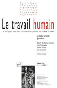 Image de travail humain 2012- vol. 75 (3)