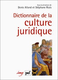 Image de Dictionnaire de la culture juridique