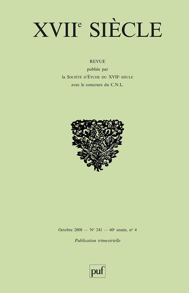 Image de XVIIe siècle 2008, n° 241