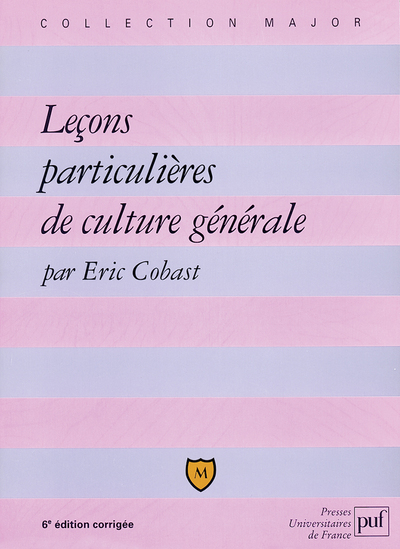 Picture of Leçons particulières de culture générale