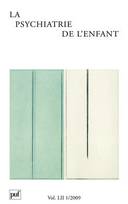 Picture of psychiatrie de l'enfant 2009, vol. 52 (1)