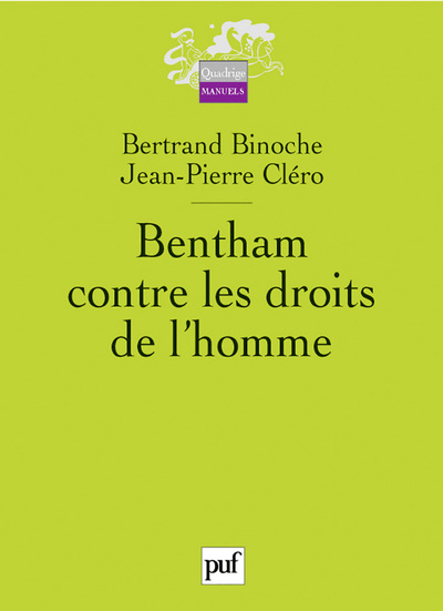 Picture of Bentham contre les droits de l'homme