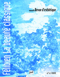 Picture of Nouvelle revue d'esthétique 2009, n° 4