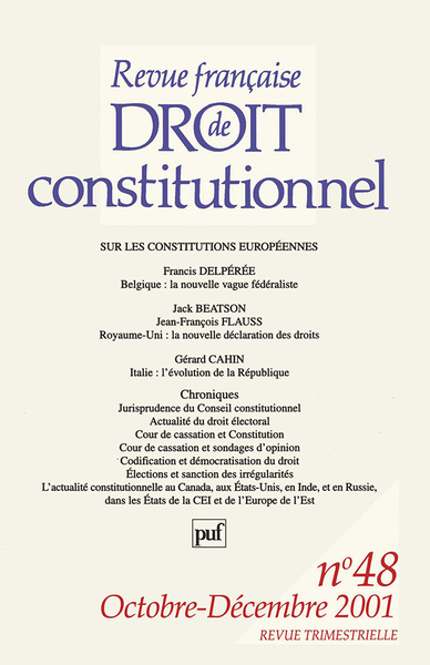 Image de RFDC 2001, n° 48