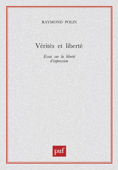 Picture of Vérités et liberté