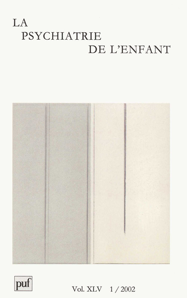 Picture of psychiatrie de l'enfant 2002, vol. 45 (1)