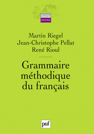 Image de Grammaire méthodique du français