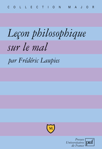 Image de Leçon philosophique sur le mal