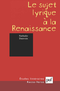 Image de Le sujet lyrique à la renaissance