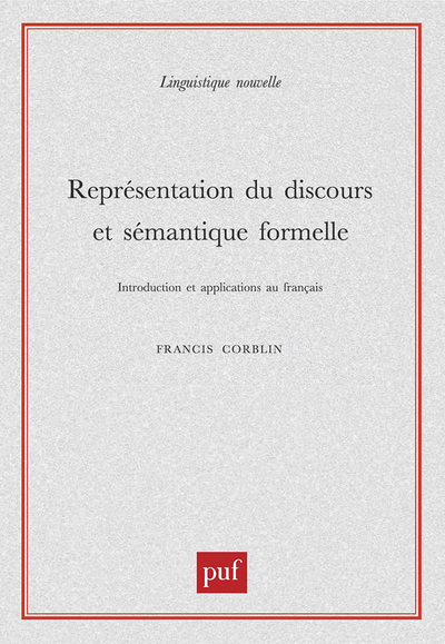 Picture of Représentation du discours et sémantique formelle