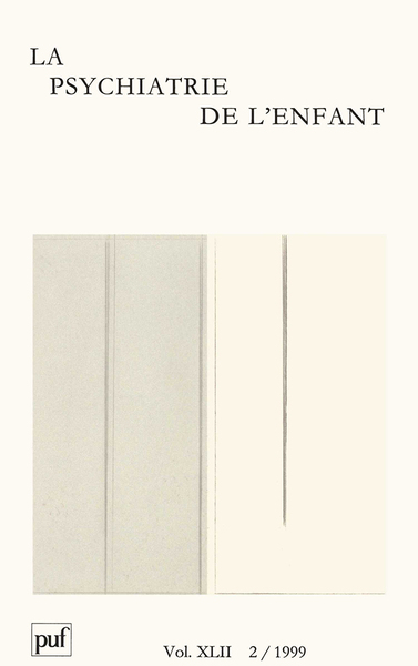 Picture of psychiatrie de l'enfant 1999, vol. 42 (2)