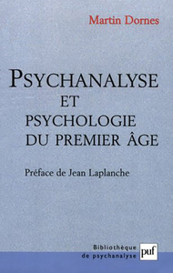 Picture of Psychanalyse et psychologie du premier âge