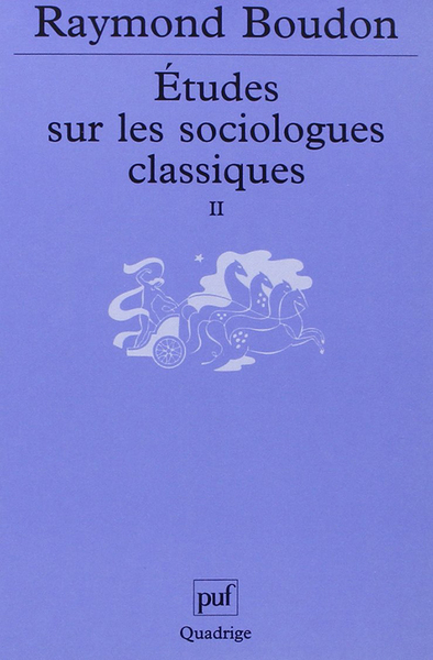 Picture of Études sur les sociologues classiques, II