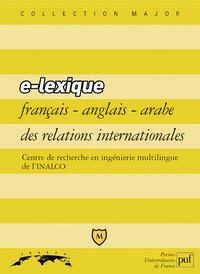 Picture of e-lexique français-anglais-arabe des relations internationales