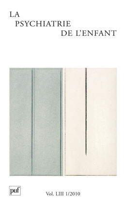 Image de psychiatrie de l'enfant 2010, vol. 53 (1)