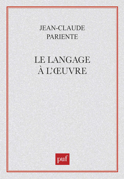 Image de Le langage à l'oeuvre