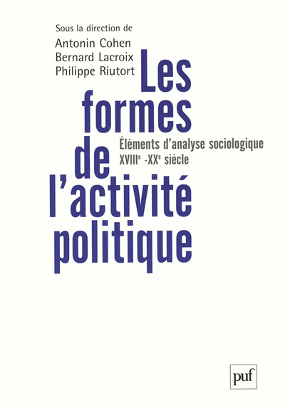 Picture of Les formes de l'activité politique
