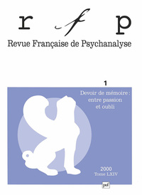 Image de RFP 2000, t. 64, n° 1