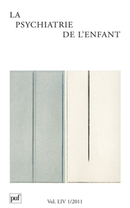 Picture of psychiatrie de l'enfant 2011, vol. 54 (1)